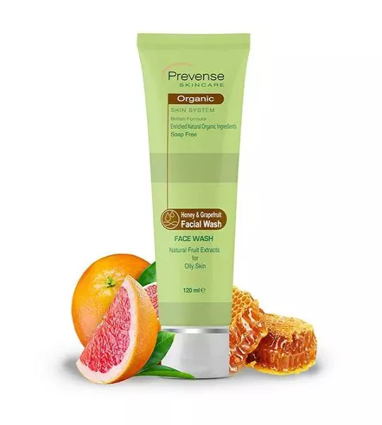 Prevense  Honey & Grapefruit Facial Wash For Oily Skin 120ml
