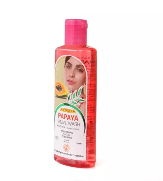 Papaya  Facial Wash 100 Ml  Adc